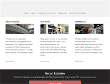 Tablet Screenshot of finishesinc.com